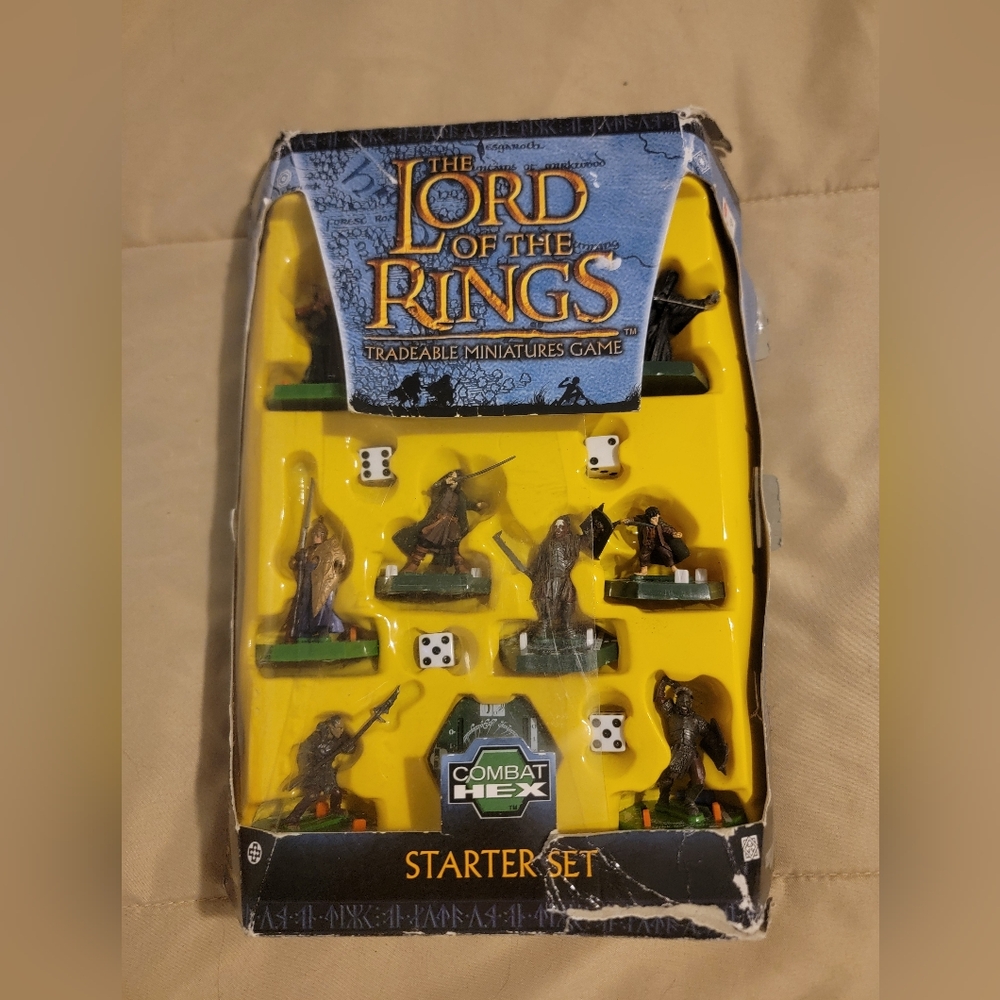 Lord of the Rings: Combat Hex Tradeable Miniatures Game Starter Set